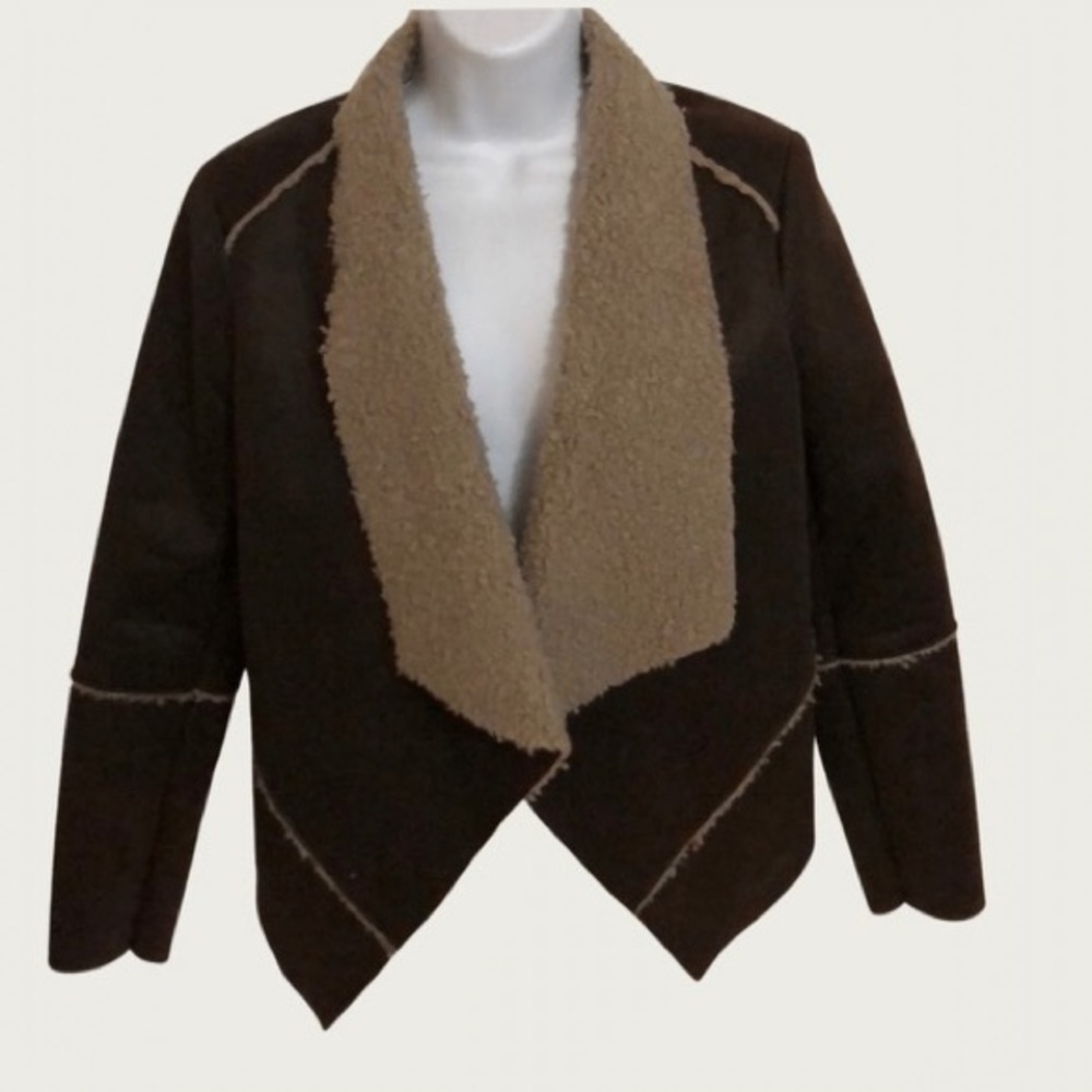 5/48  Dark Brown Sherpa Jacket